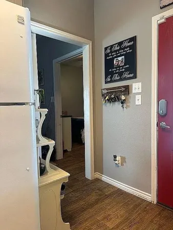 a view of a storage & utility room with washer and dryer