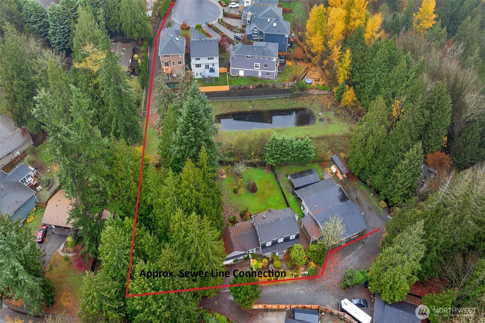 525 192nd Place Southeast Bothell, WA 98012 - Photo 5 of 18 an aerial view of multiple houses with yard