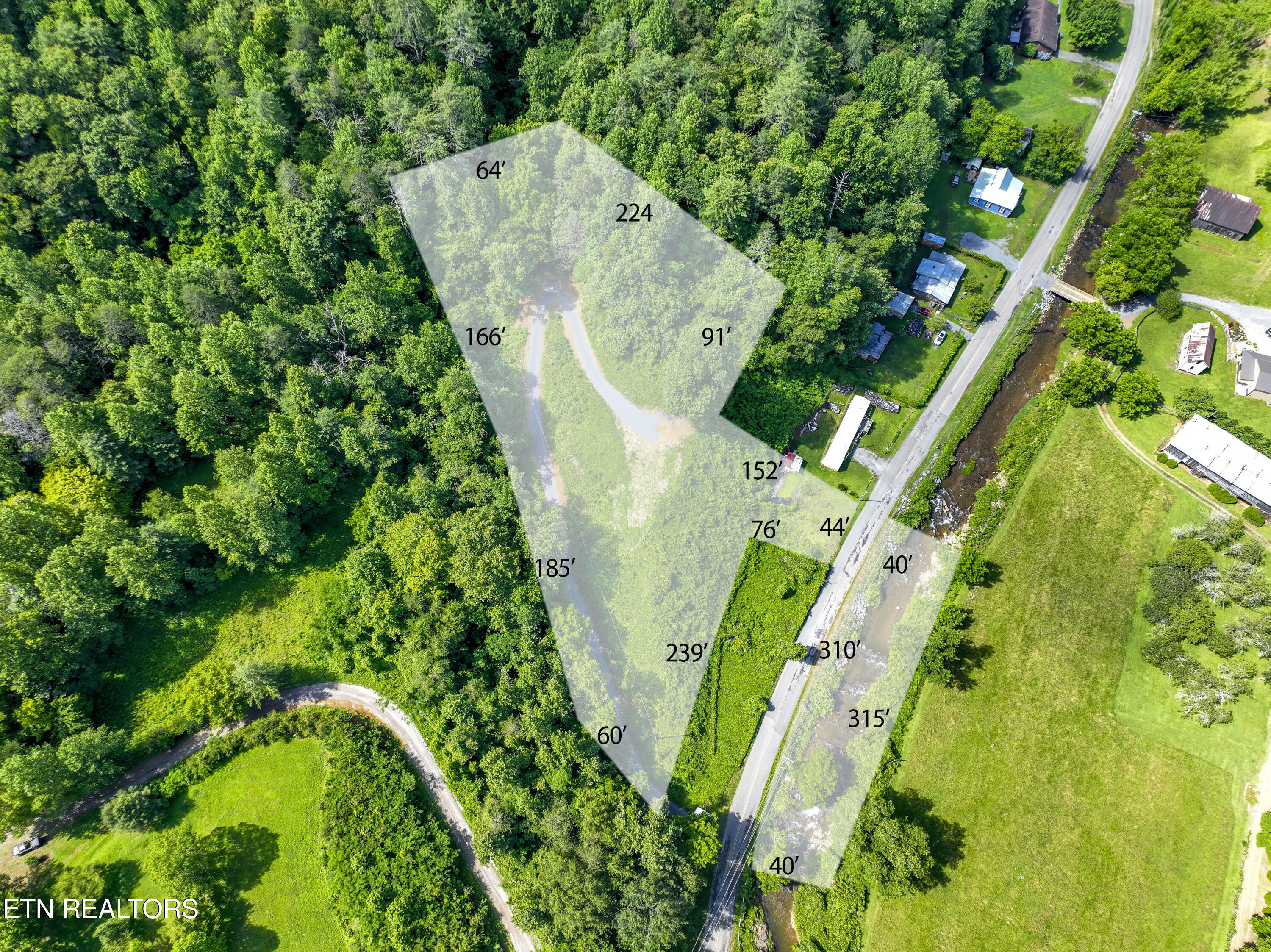 Tbd Blue Mill Road Del Rio, TN 37727 - Photo 16 of 28 a1DJI_0621L