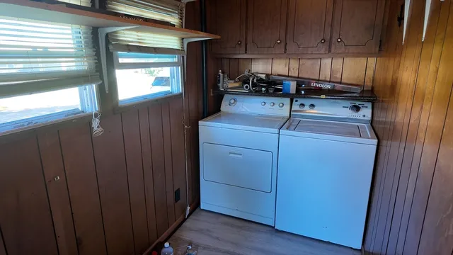 a room with storage and utility