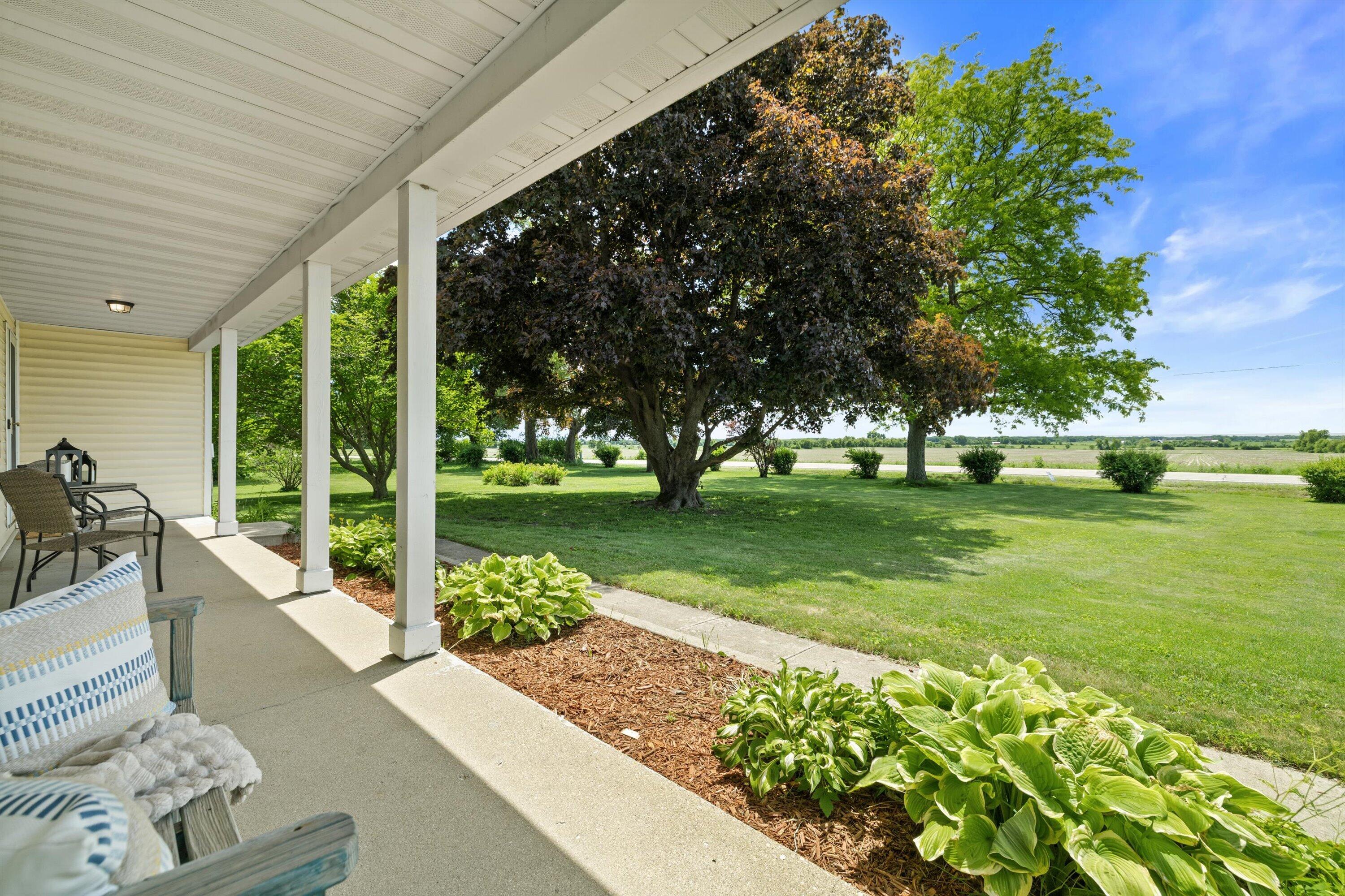 W3692 County Rd NN Geneva, WI 53121 - Photo 31 of 43 Cozy front porch