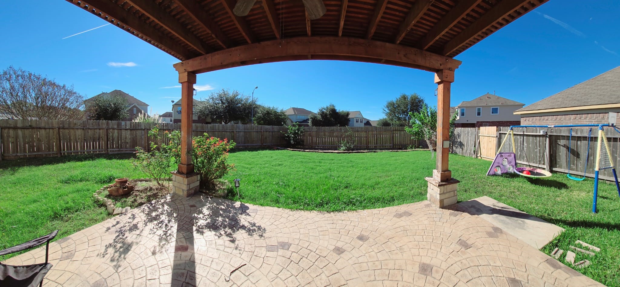 5110 Forest Terrace Drive Spring, TX 77373 - Photo 4 of 6 a view of a back yard of the house
