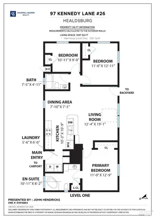$349,000 | 97 Kennedy Lane, Unit 26, Healdsburg, CA 95448