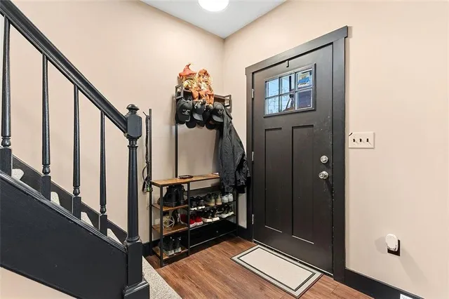 a view of an entryway