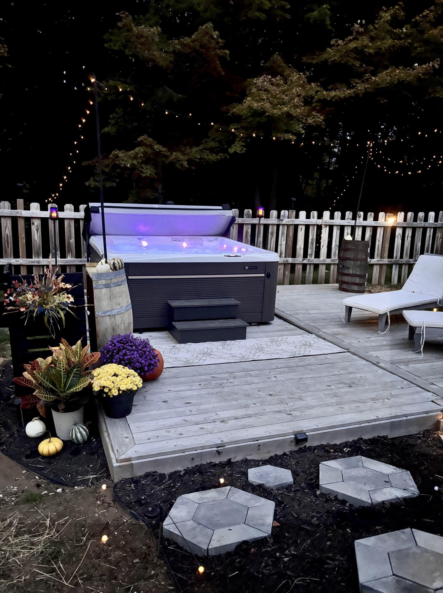 144 Weymouth Road New Gloucester, ME 04260 - Photo 32 of 46 hot tub area