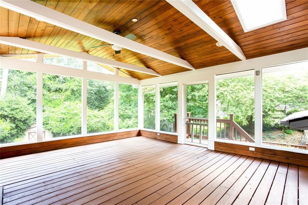 2814 Goodfellows Road Tucker, GA 30084 - Photo 40 of 46 a view of porch with wooden floor and outdoor space