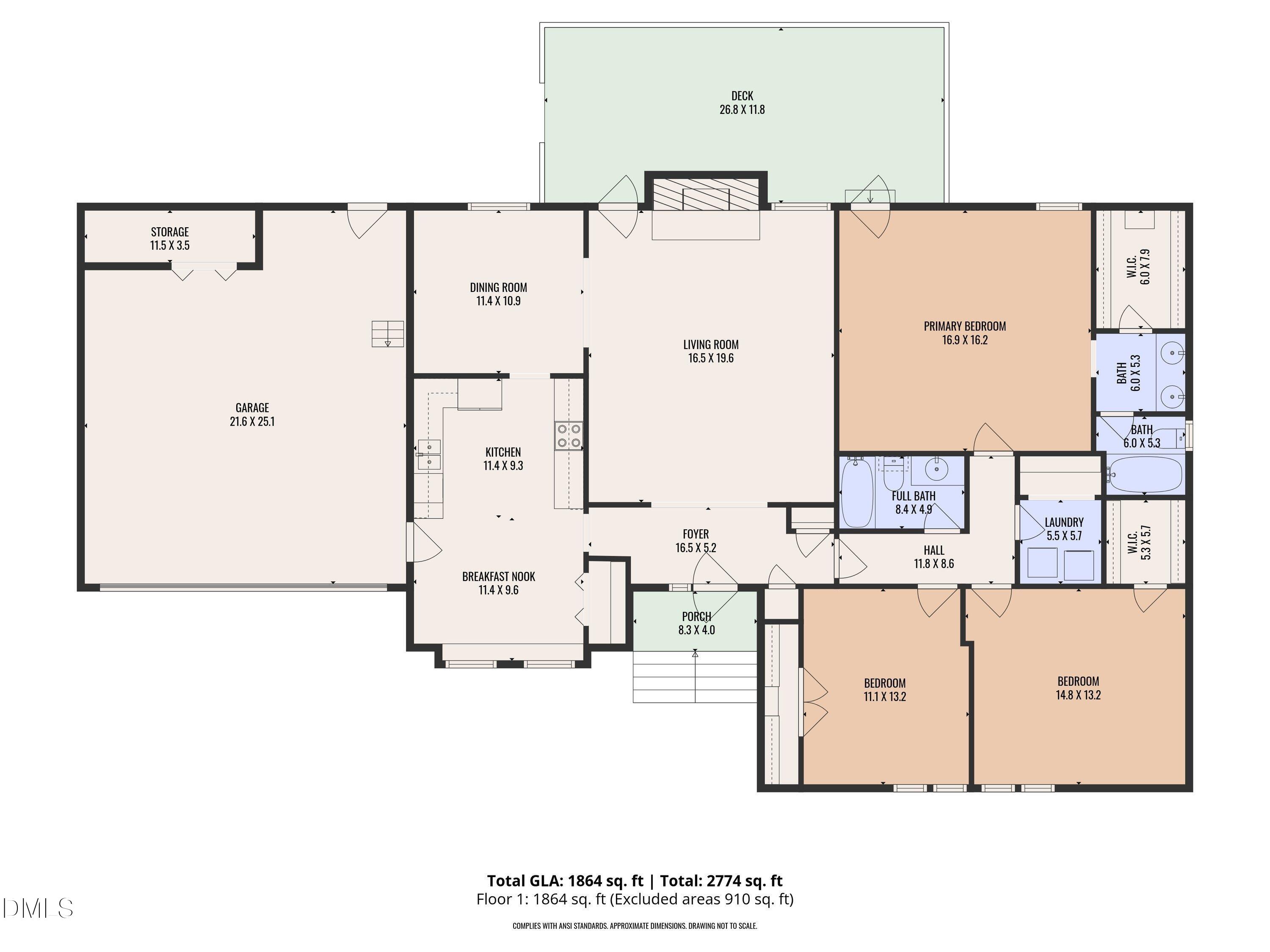 2205 Yorkgate Drive Raleigh, NC 27612 - Photo 48 of 49 all_floors_2205_yorkgate_drive_raleigh_w