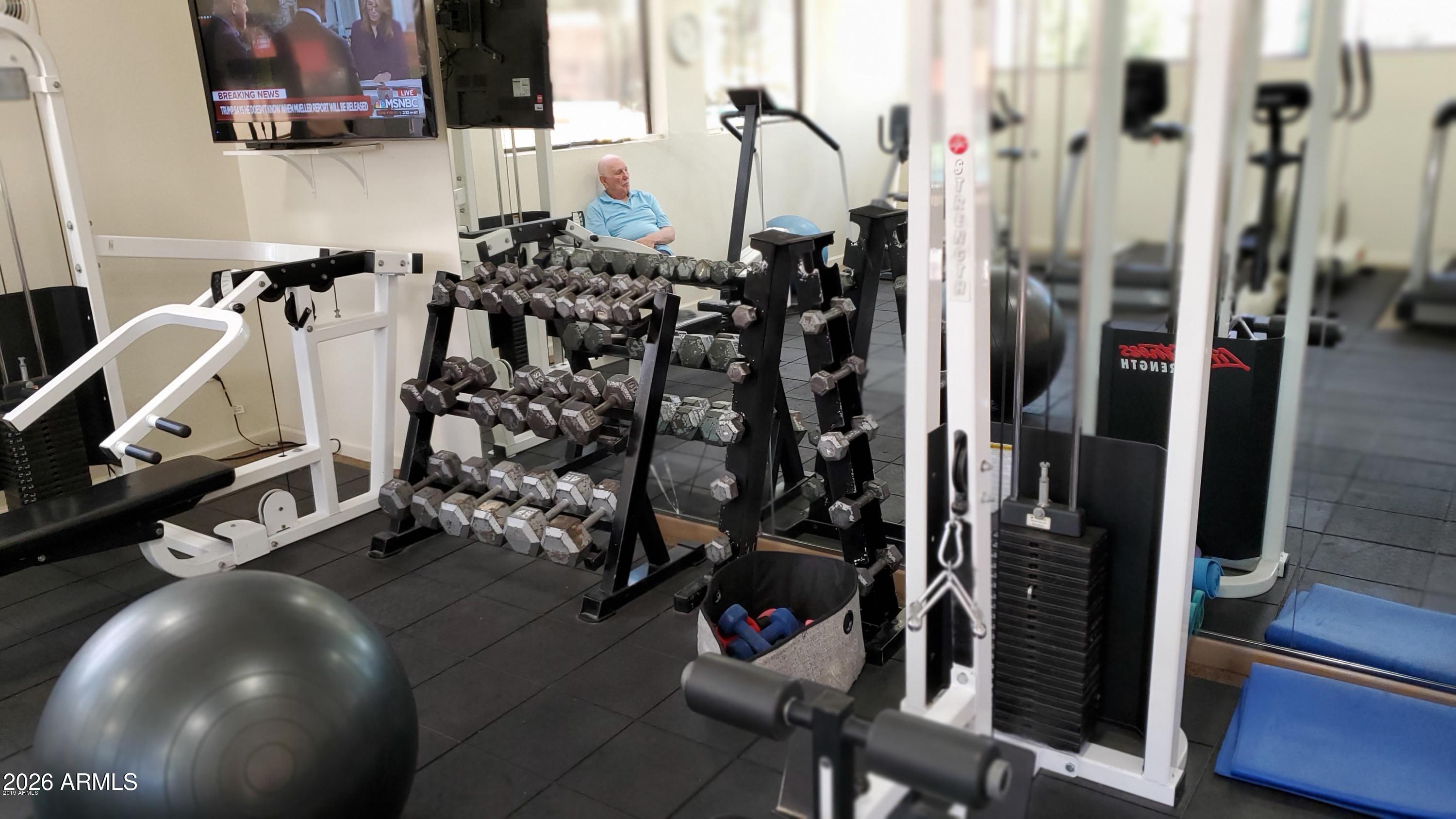 9705 East Mountain View Road, Unit 1107 Scottsdale, AZ 85258 - Photo 19 of 35 Cypress Point Gym