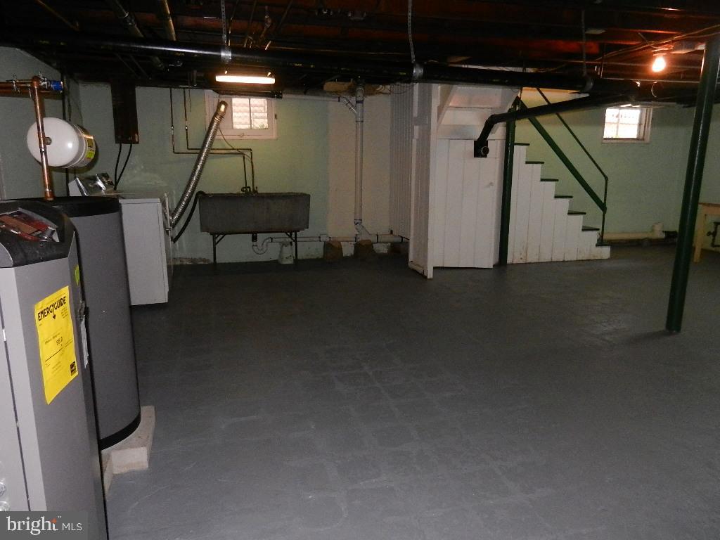 27 Ridge Avenue Mount Holly, NJ 08060 - Photo 54 of 59 Basement showing sink and stairs