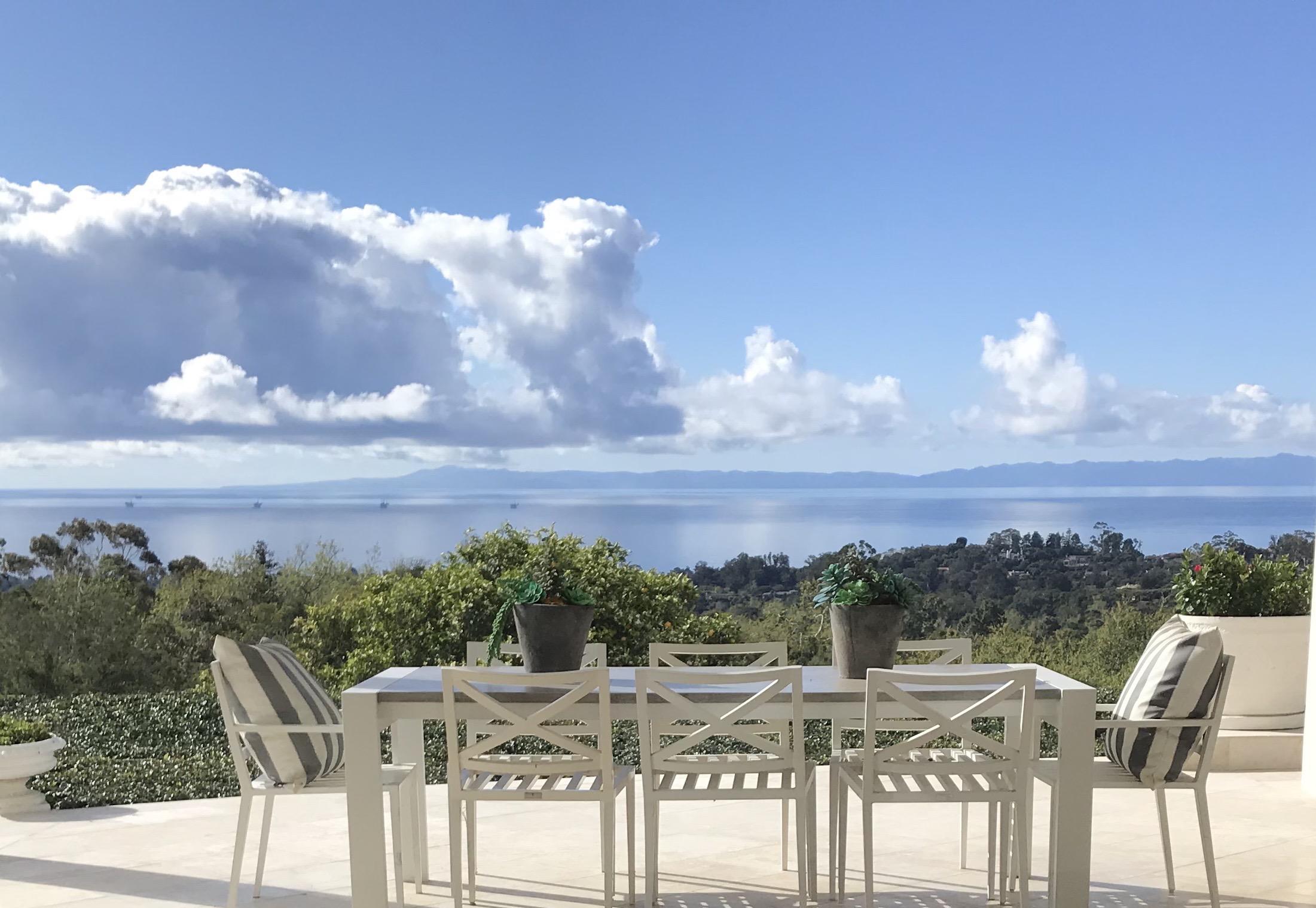 1188 East Mountain Drive Montecito, CA 93108 - Photo 2 of 44 a view of a city with furniture in it