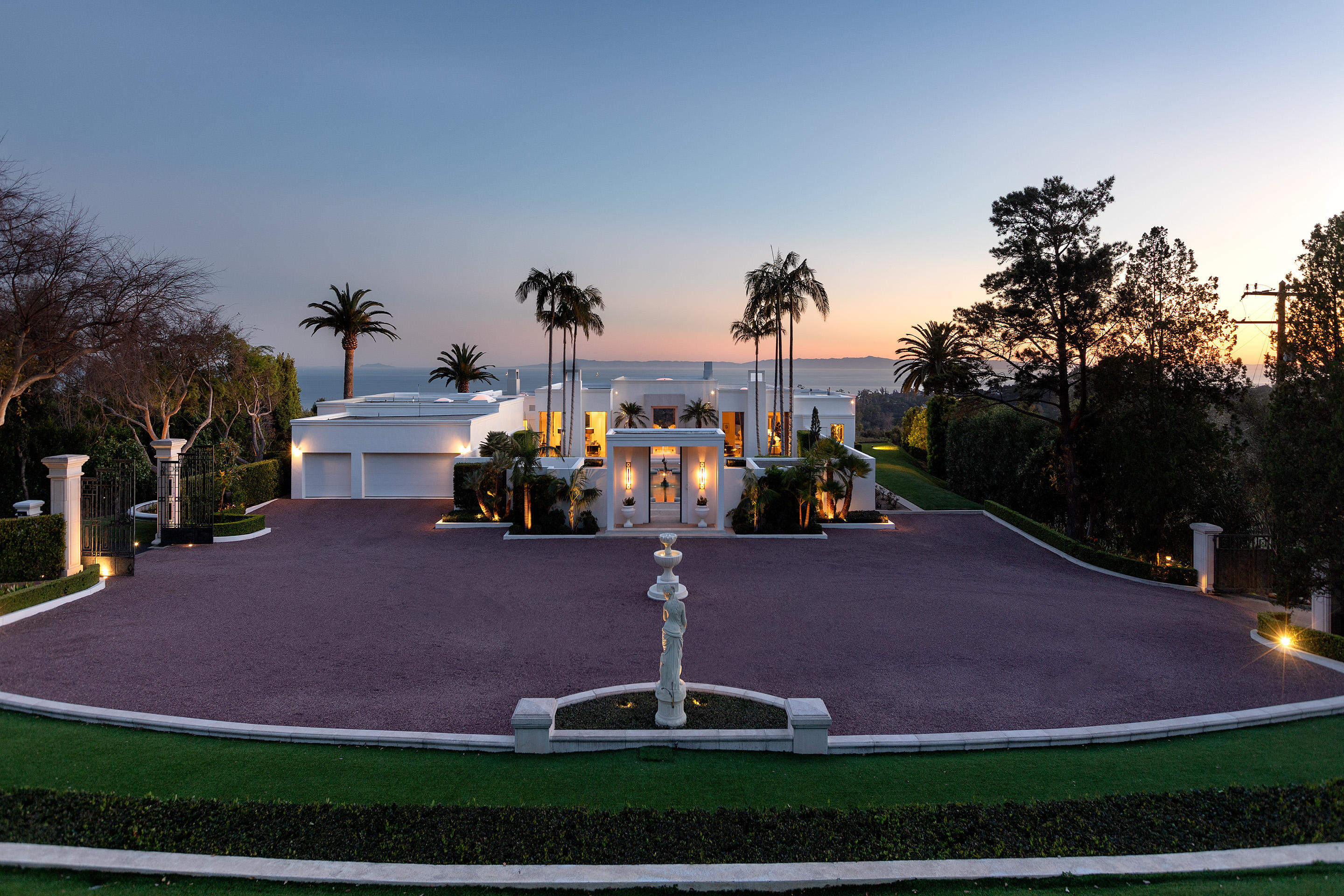 1188 East Mountain Drive Montecito, CA 93108 - Photo 6 of 44 a front view of a house with a yard