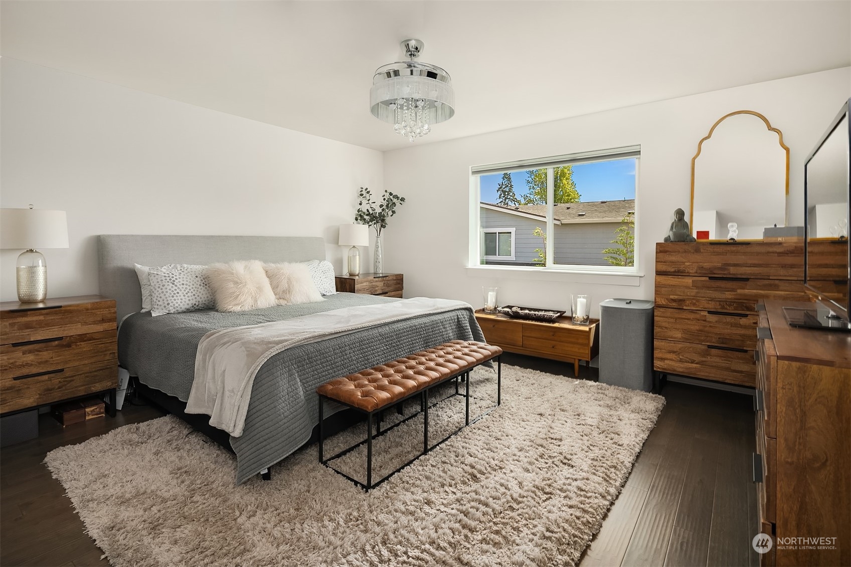 8721 218th Street Southwest Edmonds, WA 98026 - Photo 27 of 34 a bedroom with a bed and a dresser