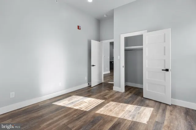 wooden floor in an empty room