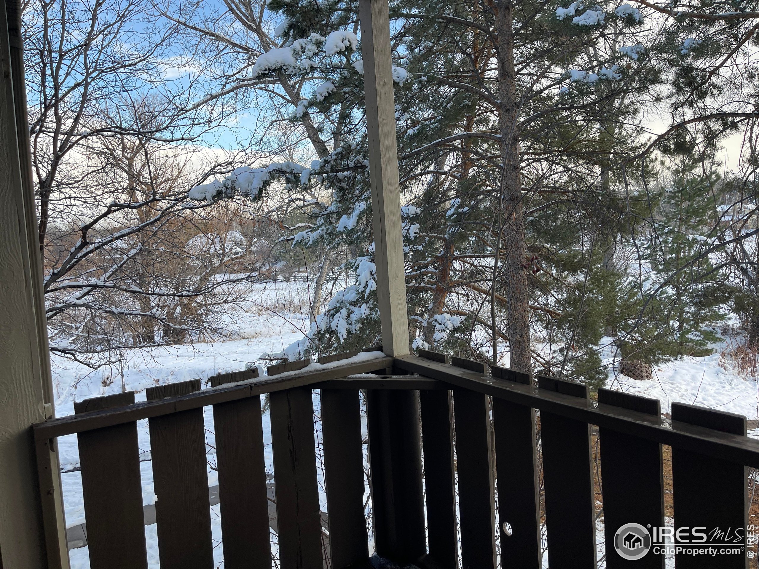 8060 Niwot Road, Unit 66 Niwot, CO 80503 - Photo 9 of 17 a wooden fence with a trees in the background