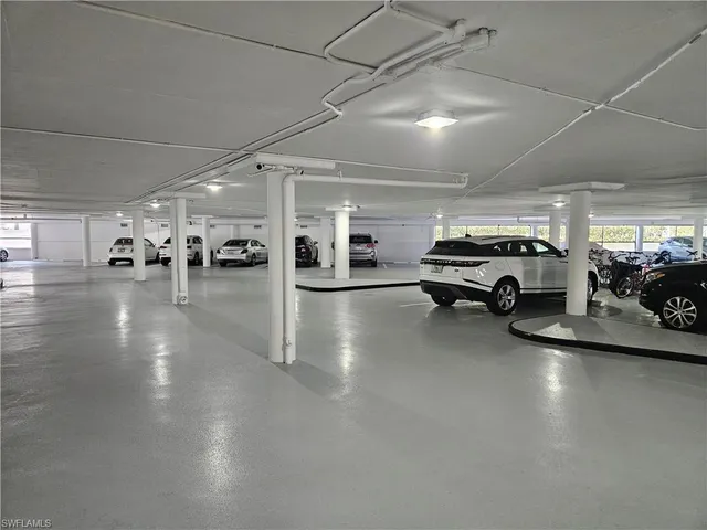 a view of parking area