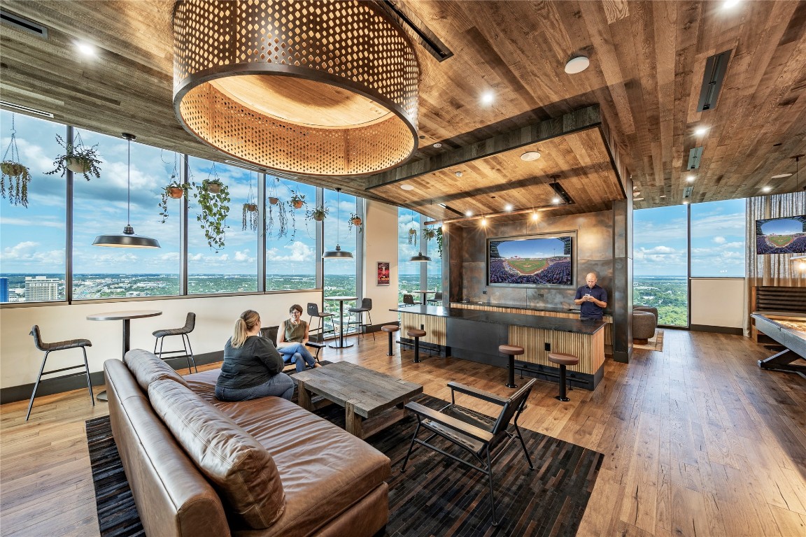 84 East Avenue, Unit 2403 Austin, TX 78701 - Photo 18 of 29 The 41st floor lounge provides owners a place for relaxation or entertainment - whichever is desired in that moment