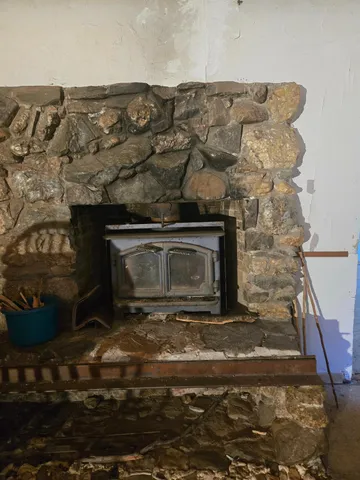 a view of wooden floor