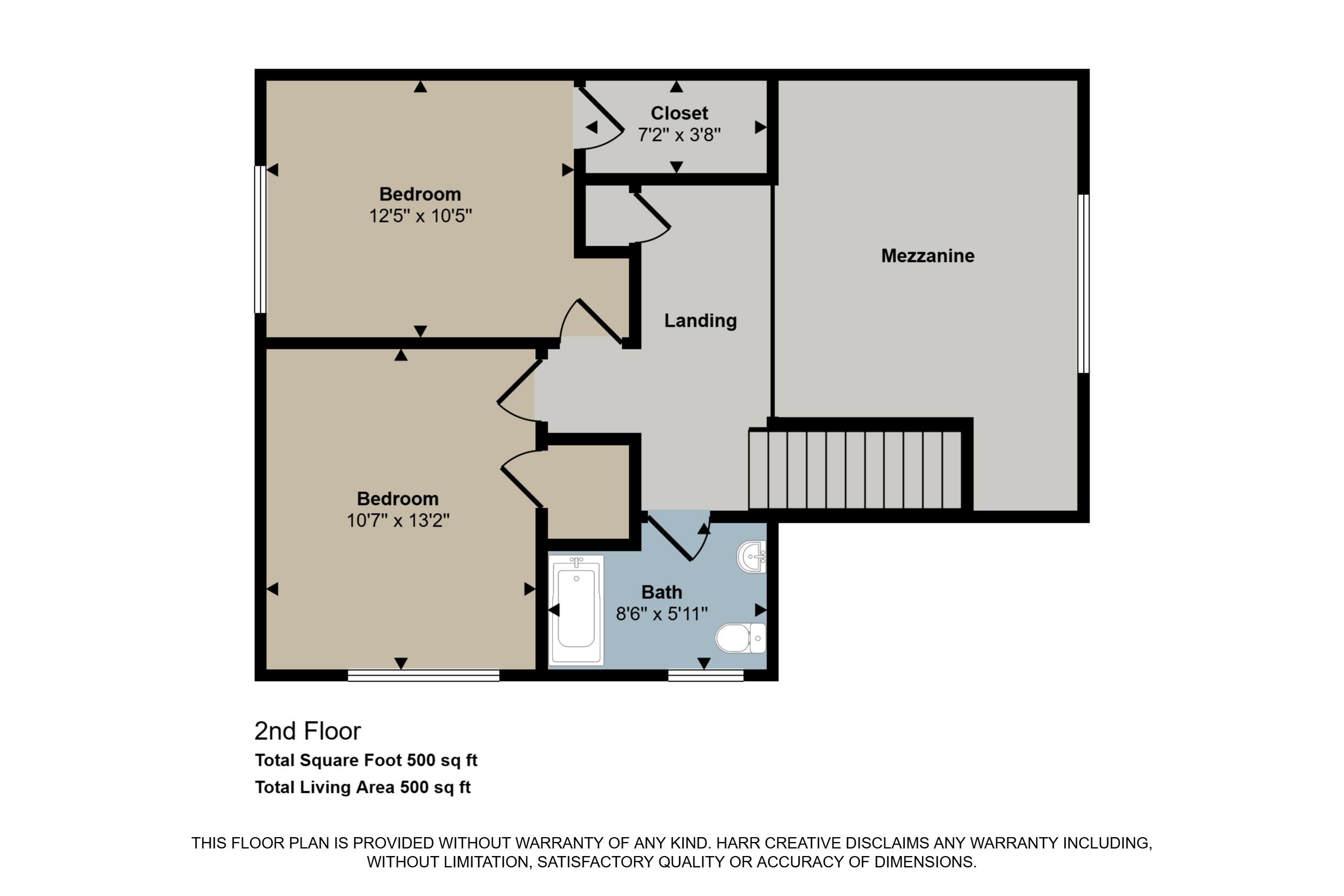 504 Rivers Edge Lane Portland, MI 48875 - Photo 26 of 35 2nd Floor Layout
