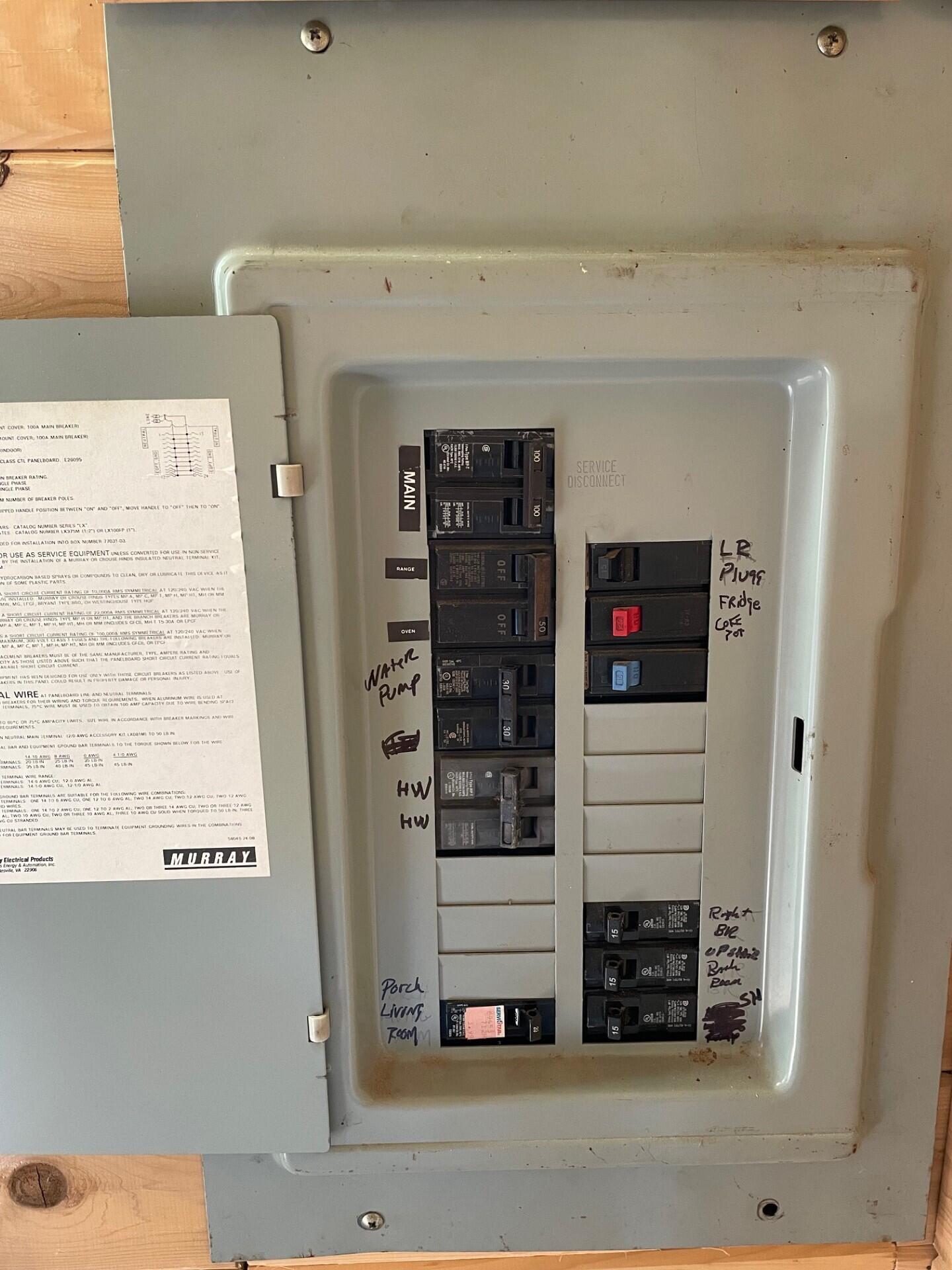 290 Long Pond Road Jackman, ME 04945 - Photo 22 of 22 Electric panel