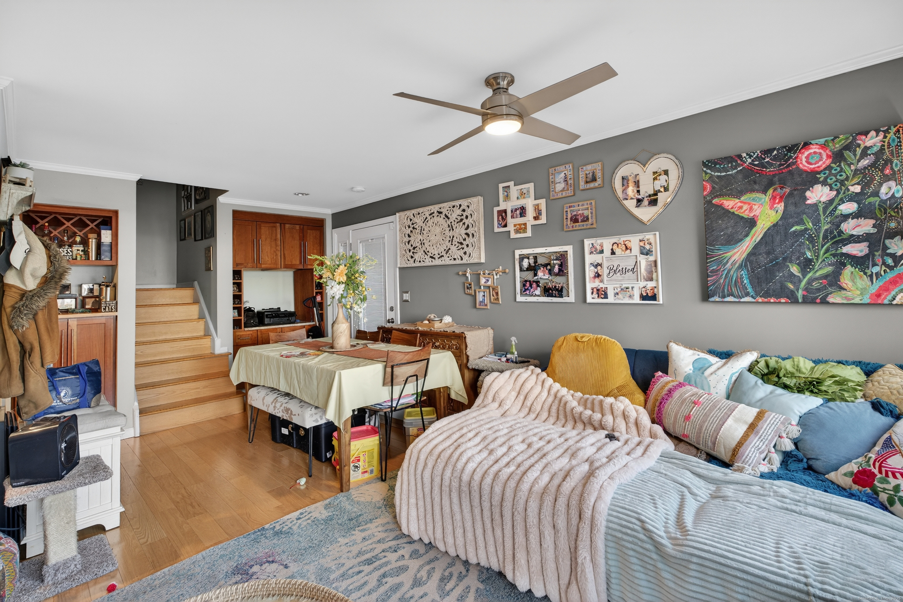 142 W Walk, Unit 142 West Haven, CT 06516 - Photo 10 of 22 a bedroom with two beds and a flat screen tv