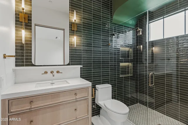 a view of a garden with an outdoor space