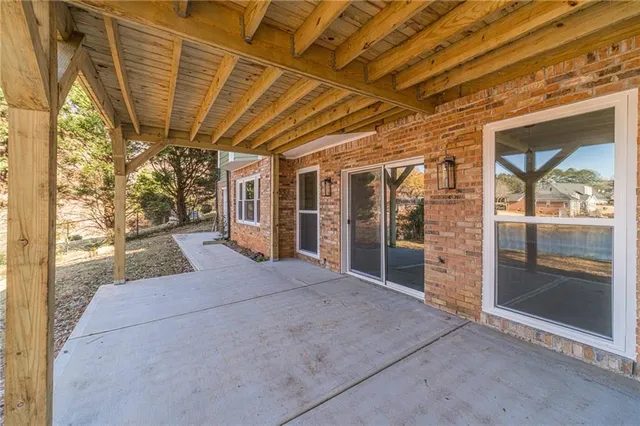 a view of street along with trees