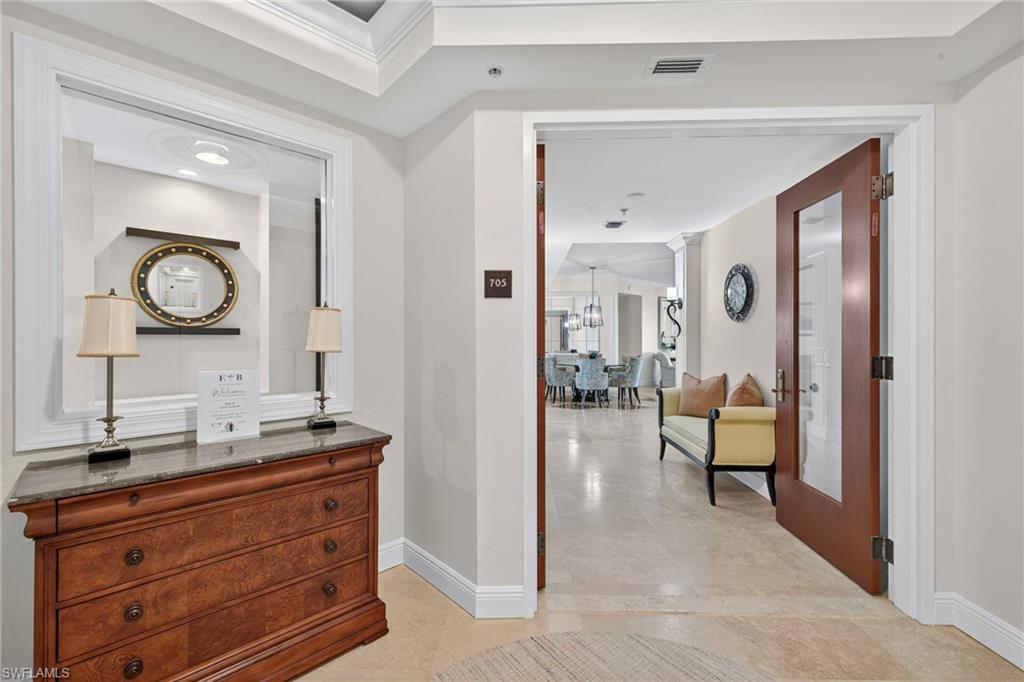 285 Grande Way, Unit 705 Naples, FL 34110 - Photo 27 of 44 Private entrance into condo directly from elevator