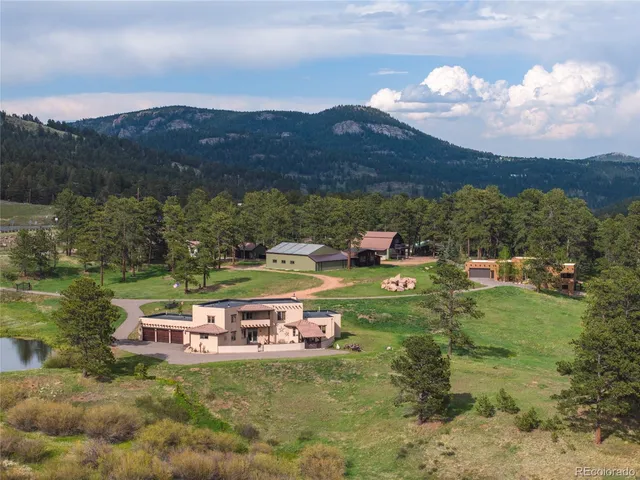 a bird view of a garden