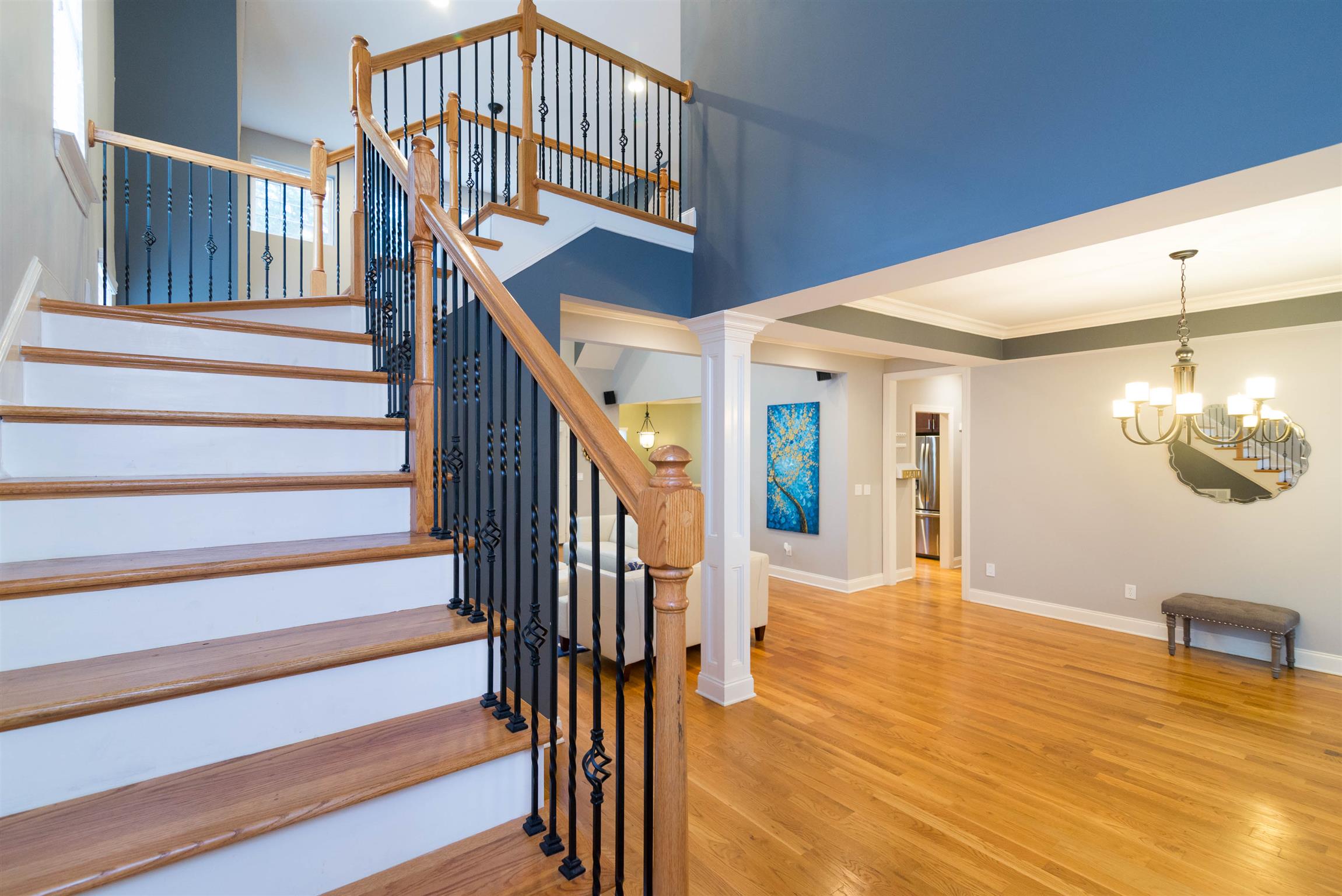 623 Tulip Grove Road Hermitage, TN 37076 - Photo 3 of 30 a view of entryway and hall with wooden floor