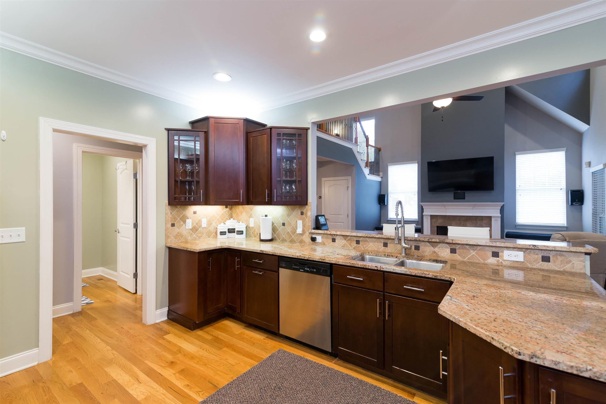 623 Tulip Grove Road Hermitage, TN 37076 - Photo 8 of 30 a kitchen with a sink a counter space and appliances