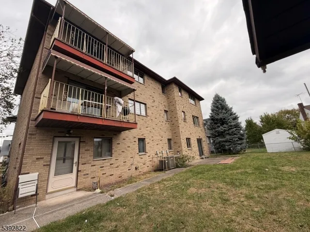a view of a house with many windows