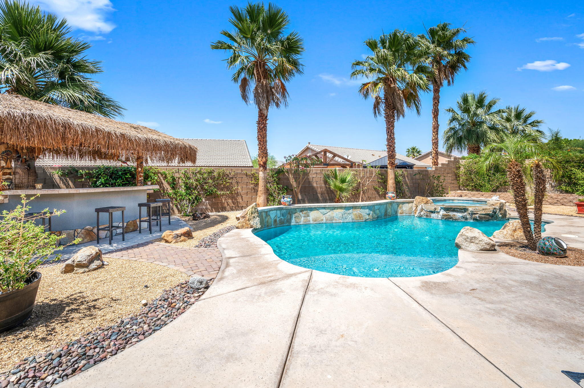 83414 Greenbrier Drive Indio, CA 92203 - Photo 37 of 43 a view of a backyard