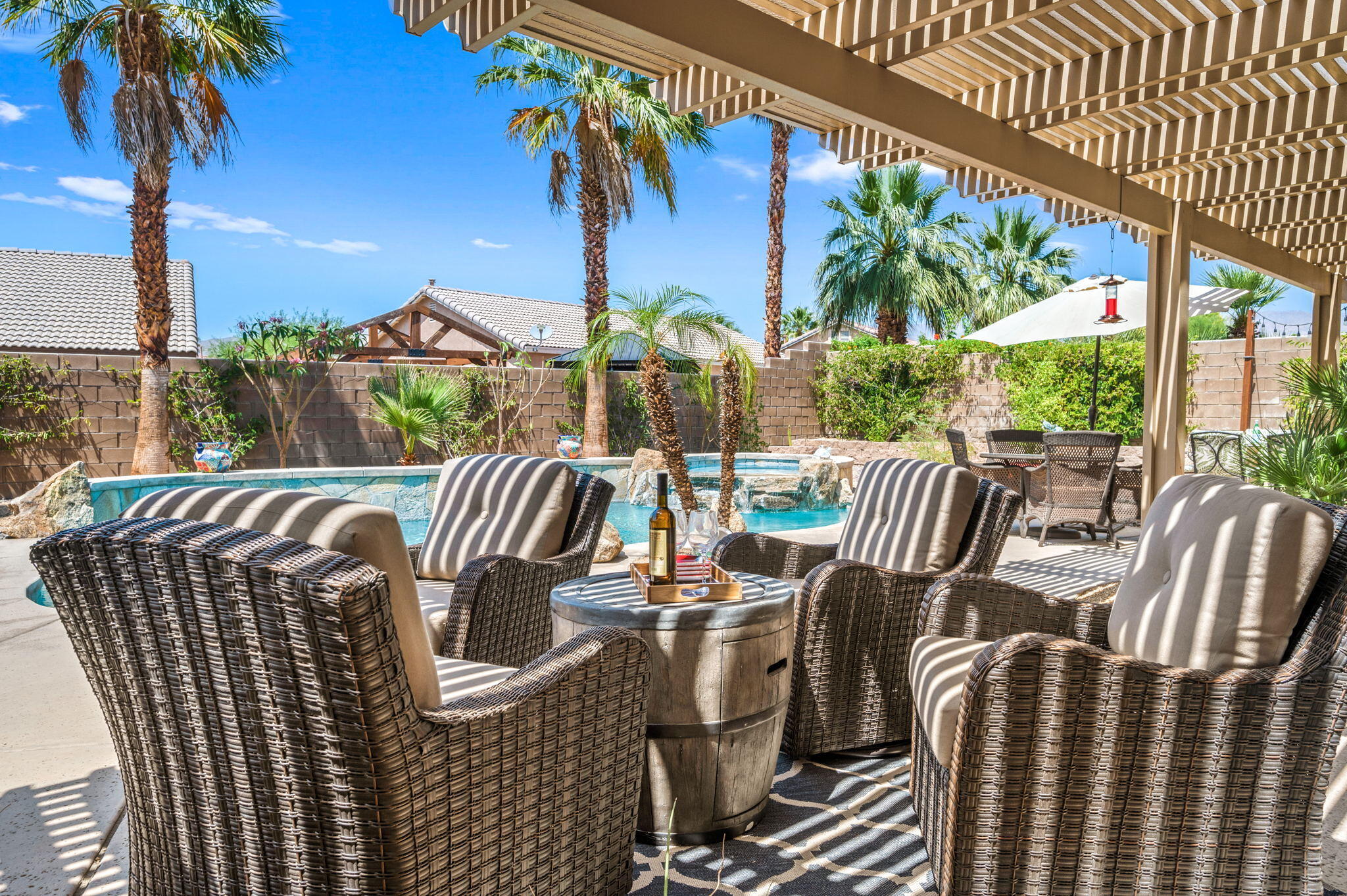 83414 Greenbrier Drive Indio, CA 92203 - Photo 41 of 43 a view of balcony with furniture