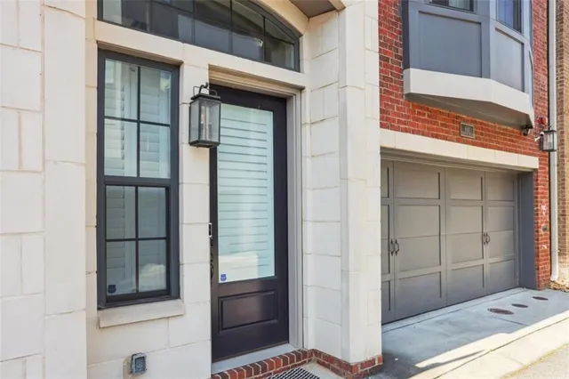 a view of front door