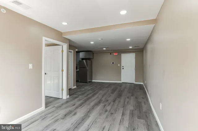 wooden floor in an empty room with wooden floor