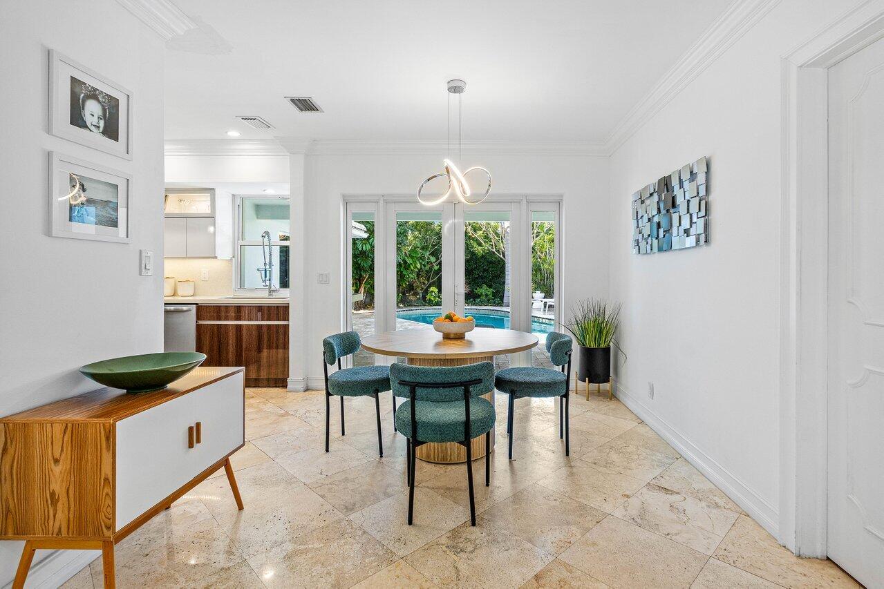 1181 Walnut Terrace Boca Raton, FL 33486 - Photo 5 of 26 a view of a dining room with furniture window and outside view