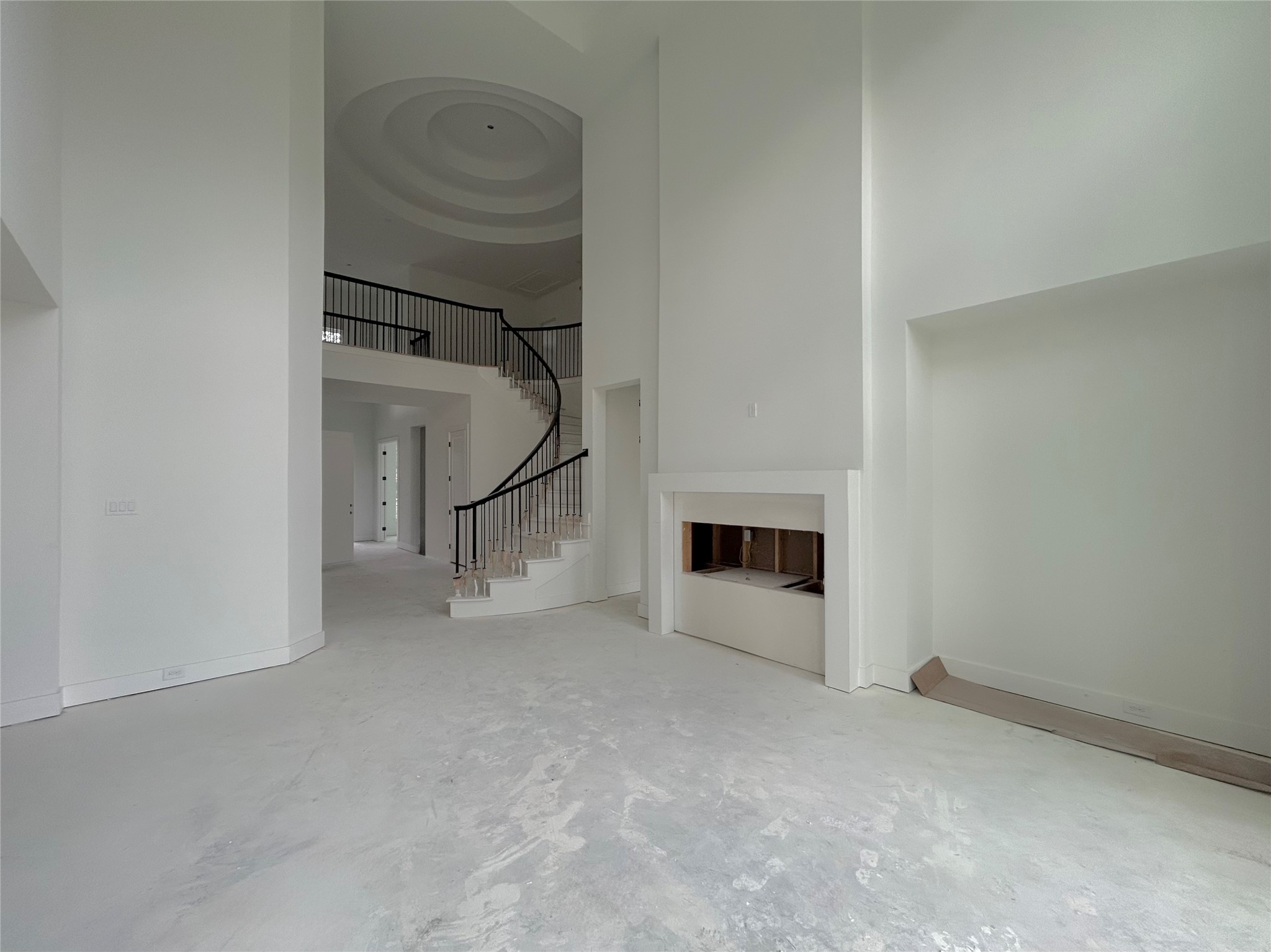 9603 Carousel Lane Houston, TX 77080 - Photo 7 of 37 Open Concept Living Area. Construction Photo as of 1/8/2026