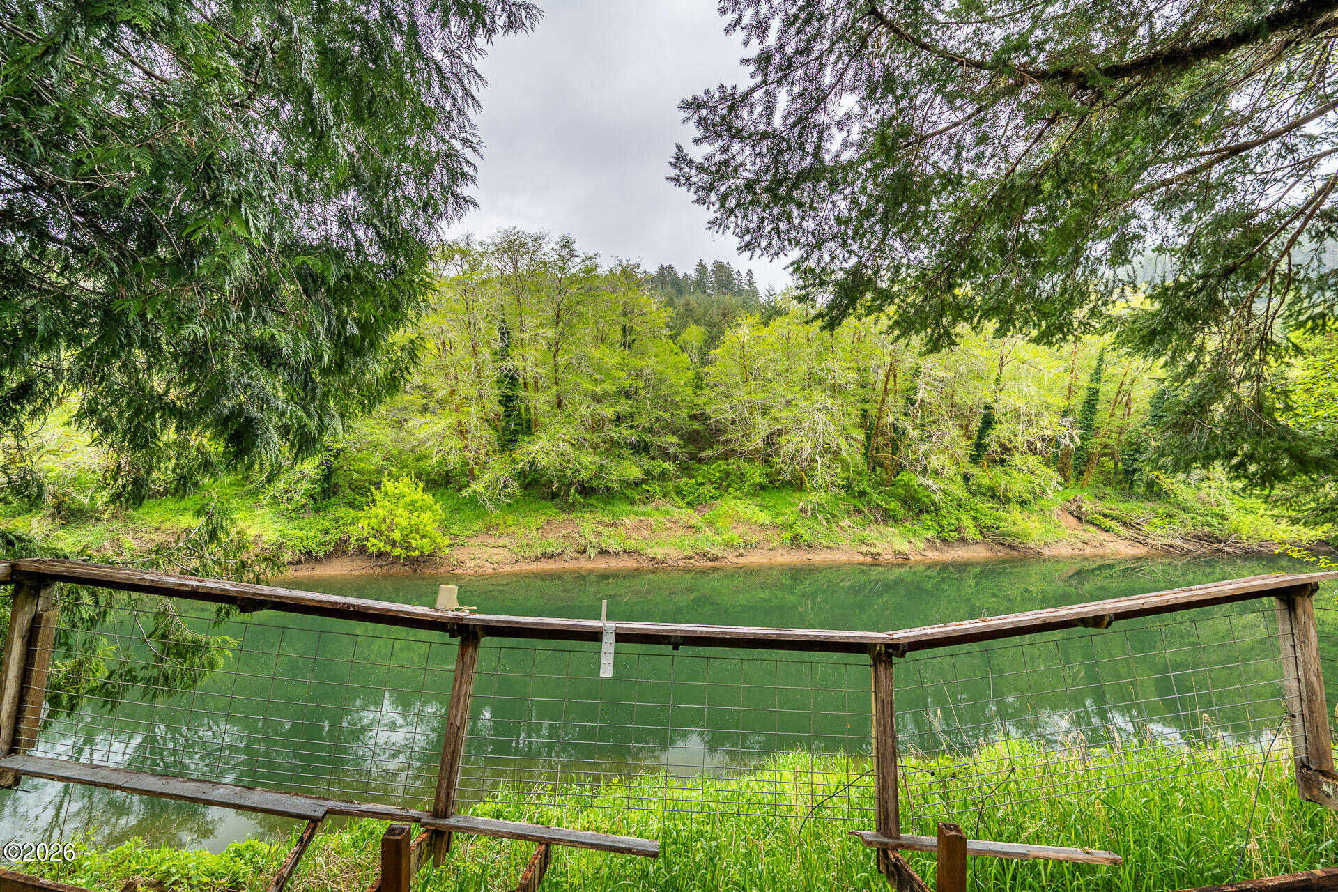 1844 Little Switzerland Road Tidewater, OR 97390 - Photo 17 of 24 River View from Deck