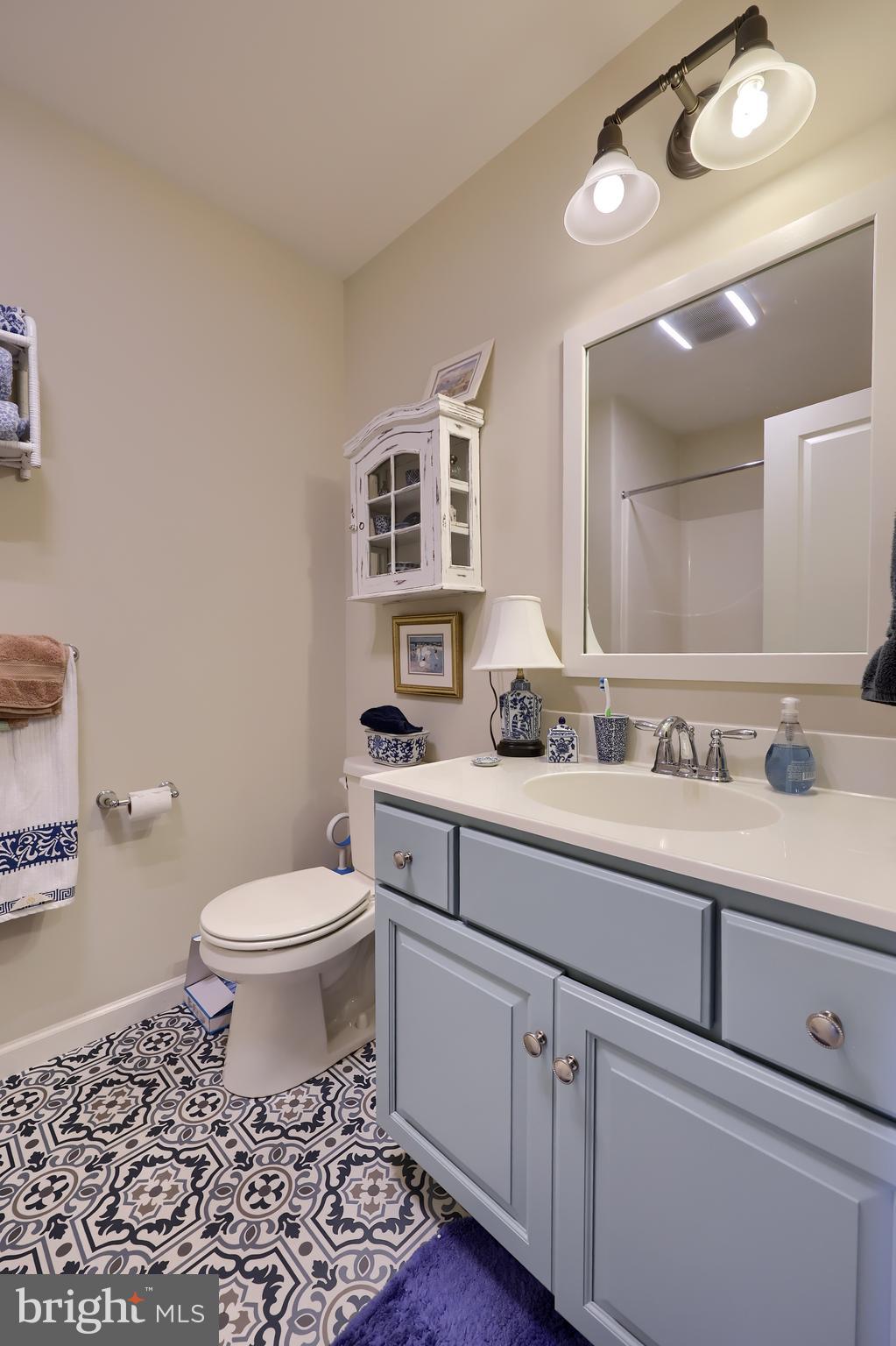 607 Blue Spruce Drive Lititz, PA 17543 - Photo 28 of 34 a bathroom with a sink toilet and a mirror