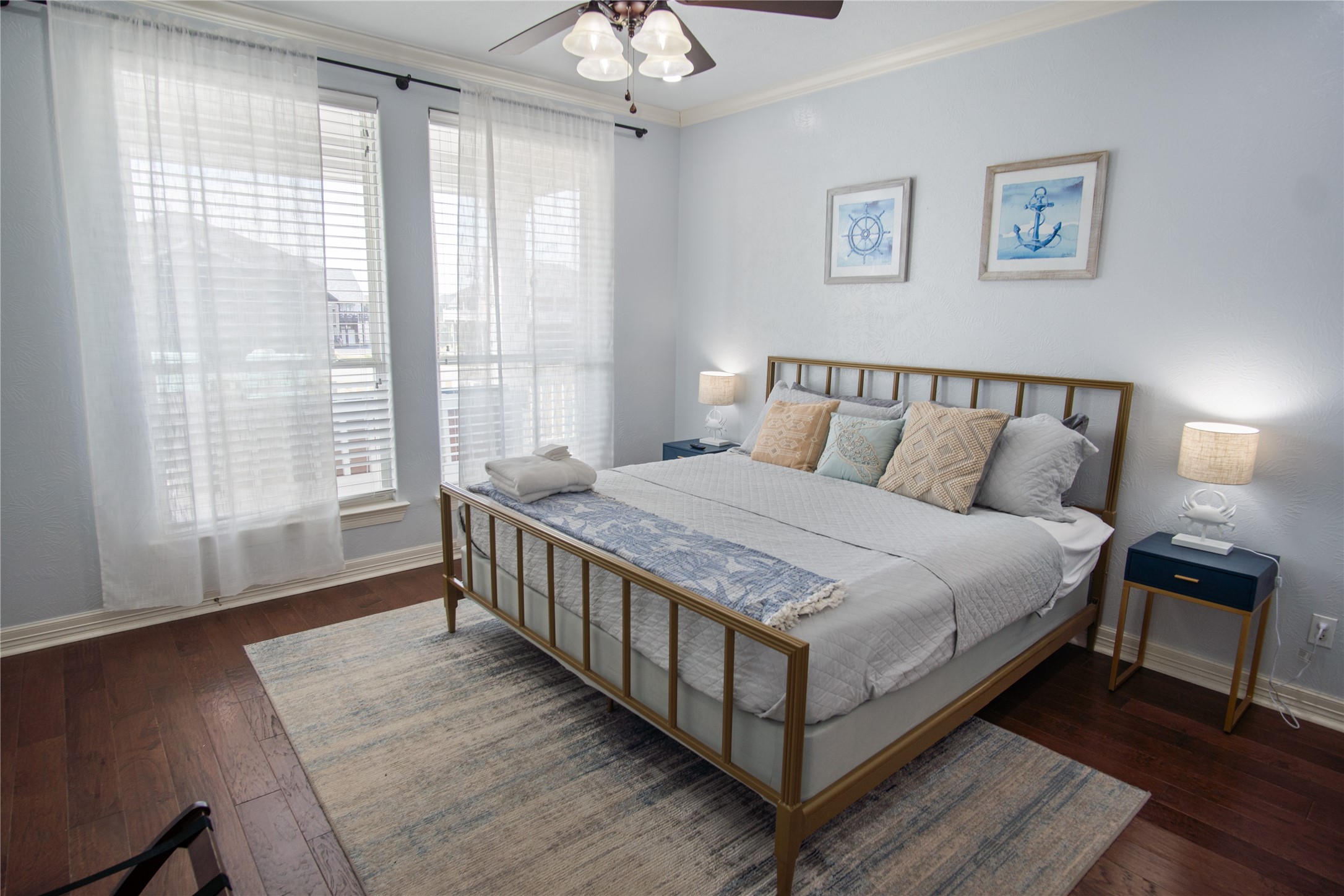 932 Kent Crystal Beach, TX 77650 - Photo 25 of 37 a bed sitting in a bedroom next to a window