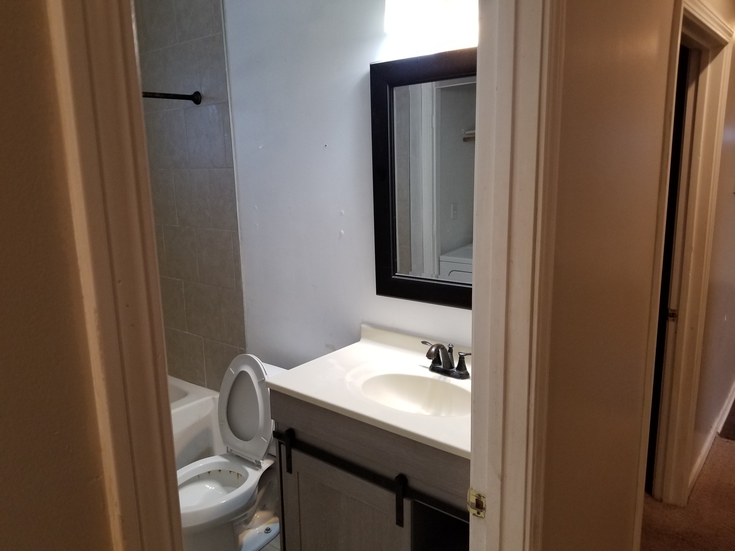 39477 North Hickory Avenue Antioch, IL 60002 - Photo 25 of 25 a bathroom with a sink a toilet and mirror