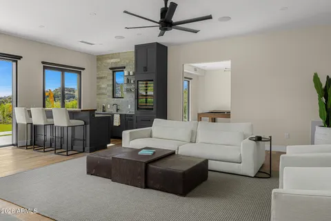 a room with fireplace and a fireplace