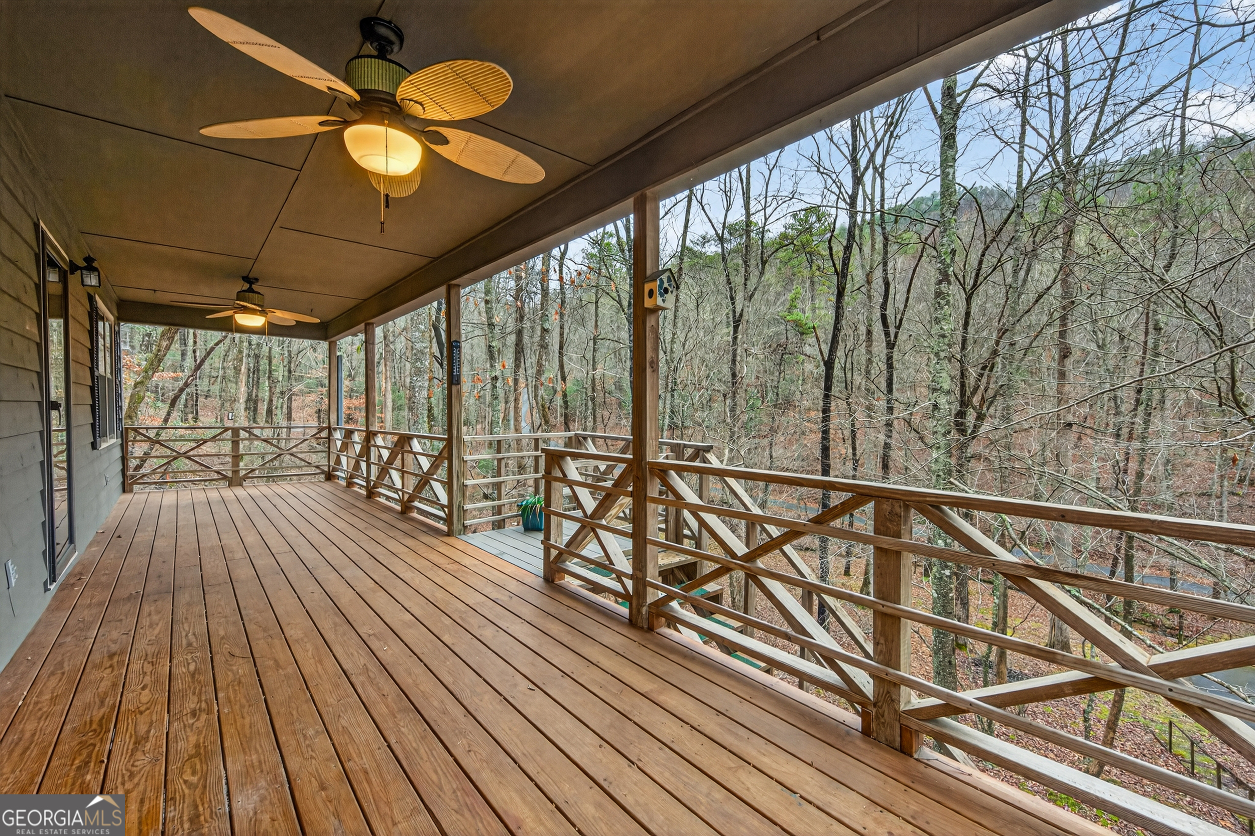 1165 Sparks Branch Road Hiawassee, GA 30546 - Photo 21 of 31 a view of balcony with wooden floor