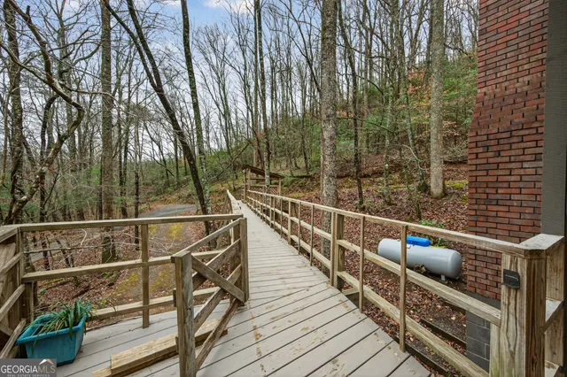 a view of balcony and deck