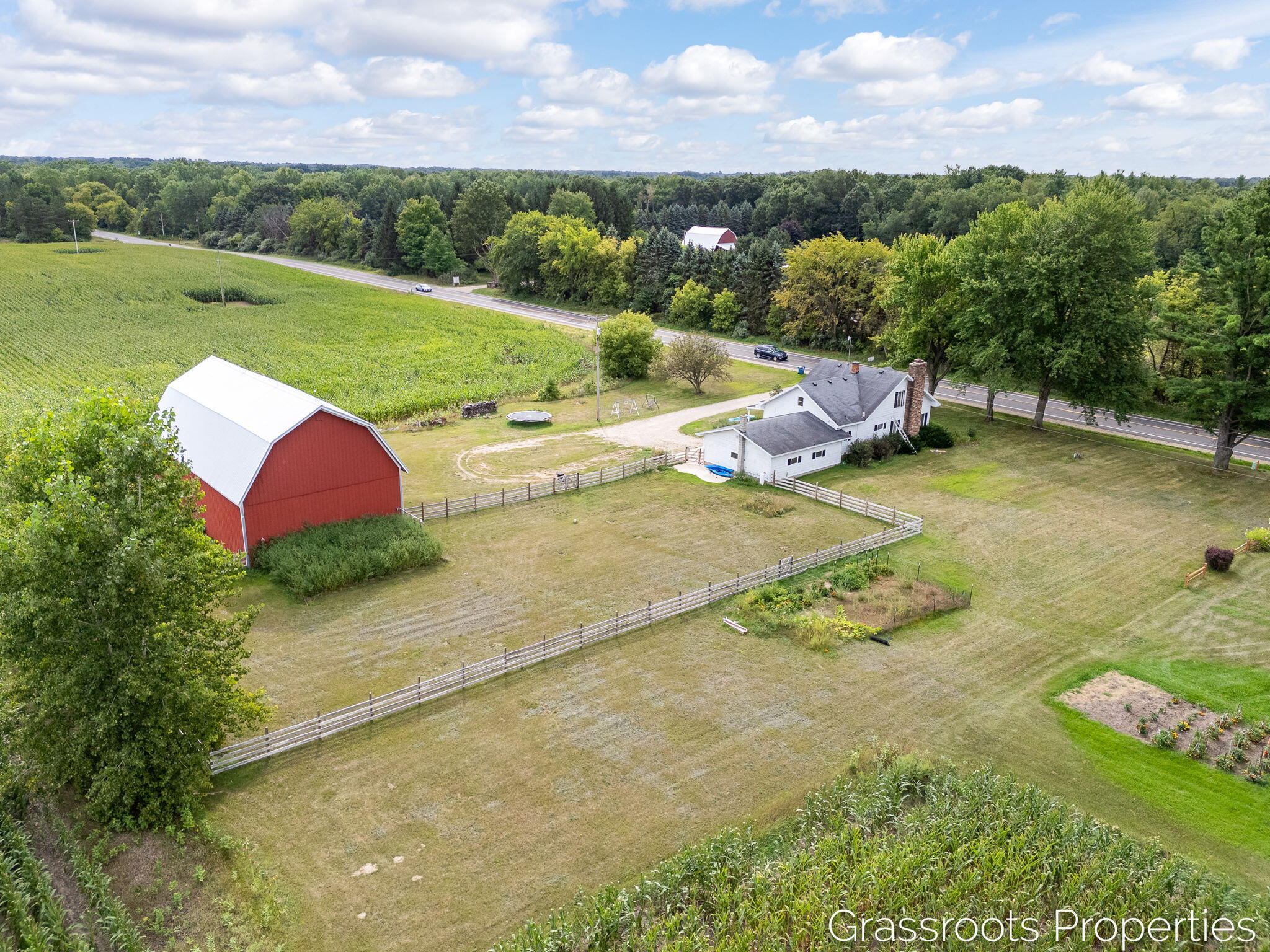 6196 West Sidney Road Sidney, MI 48885 - Photo 24 of 29 3-web-or-mls-6196 W Sidney Rd aerial-3
