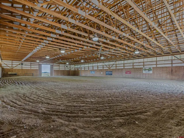a view of a hallway with staircase