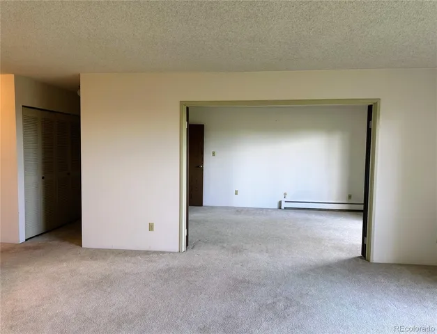 an empty room with a empty space