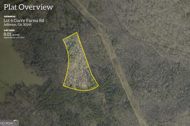 $200,250 | 0 Curry Farms Road, Unit LOT 6, Jefferson, GA 30549