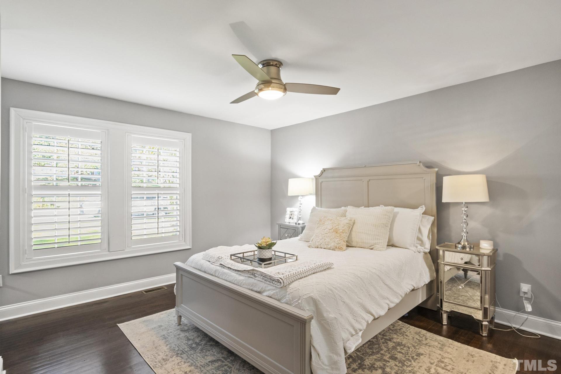 4816 Radcliff Road Raleigh, NC 27609 - Photo 27 of 52 a bedroom with a bed and a window