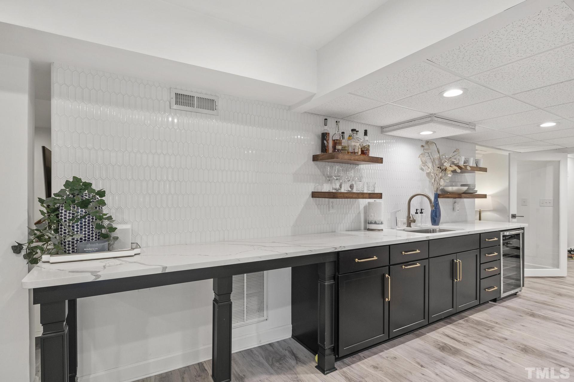 4816 Radcliff Road Raleigh, NC 27609 - Photo 36 of 52 Gorgeous tiled wall!